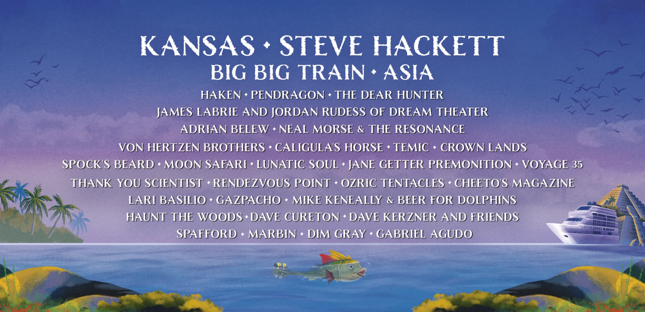 | Cruise to the Edge LINEUP V42x